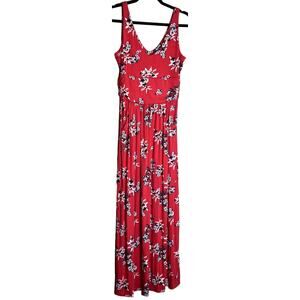 ST. Tropez West Maxi Dress Women Medium Floral Tropical Coastal Beach Flattering